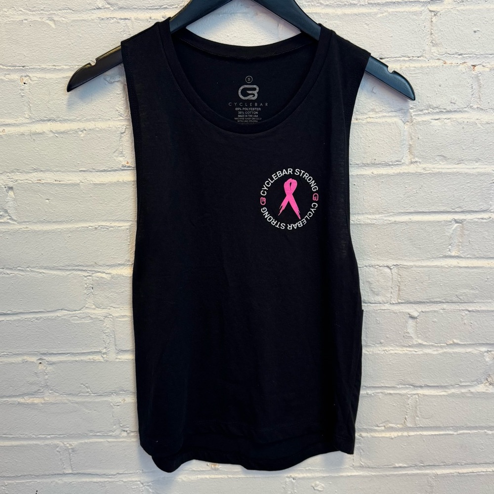 CycleBar Breast Cancer Muscle Tank Top